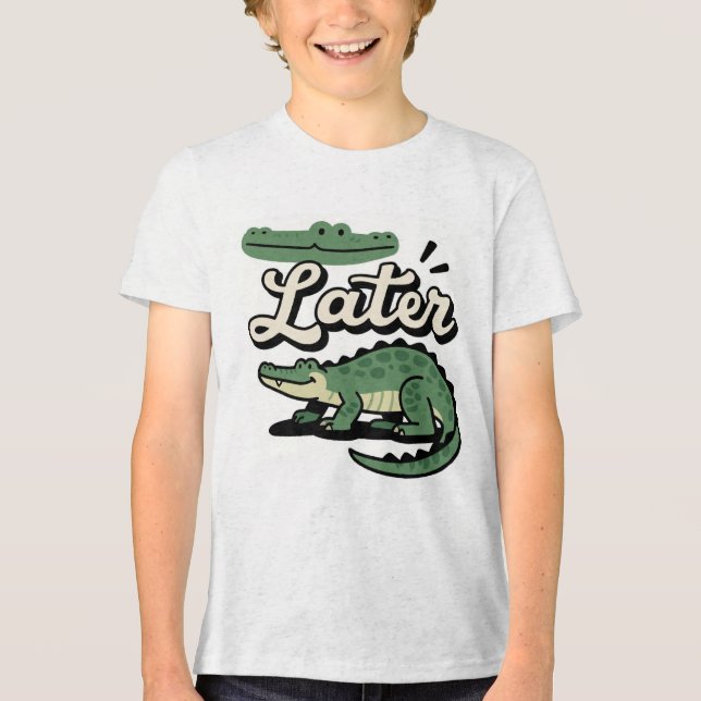 Later Gator: On the Move Tri-Blend Shirt (Front)