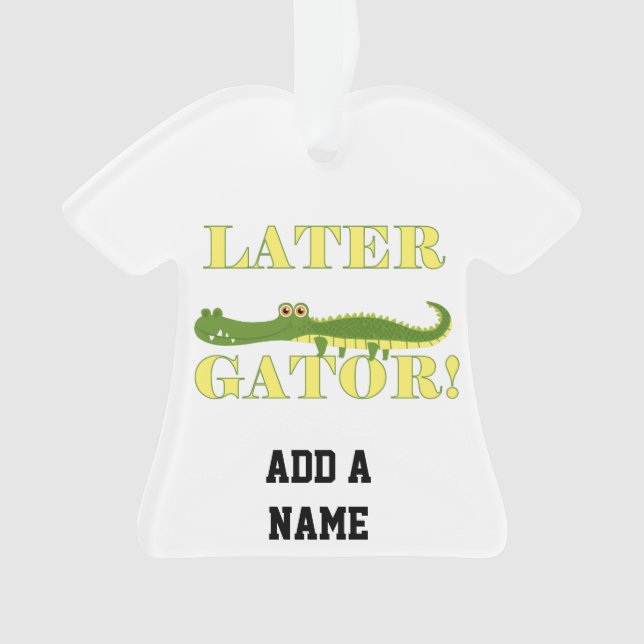 Later Gator Ornament (Front)