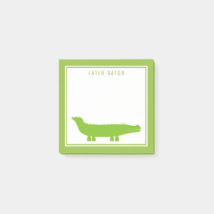 Later Gator See Ya Later Post-it Notes