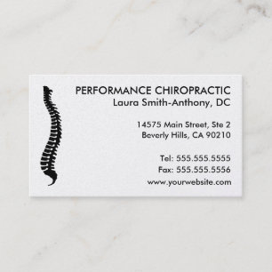 Lateral Spine Chiropractic Business Cards