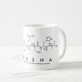 Latesha peptide name mug (Front Right)