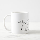 Latesha peptide name mug (Left)