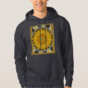 Latest African Traditional Sun Flower Art Print Hoodie