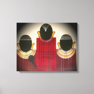 Latest Beautiful Kenya Maasai Family Ideas Canvas Print