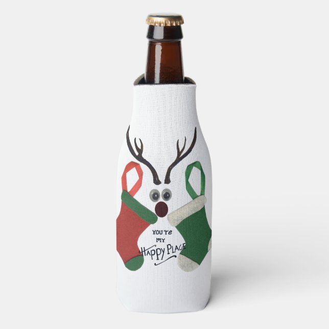 Latest Best Wishes Christmas Special Bottle Cooler (Bottle Front)
