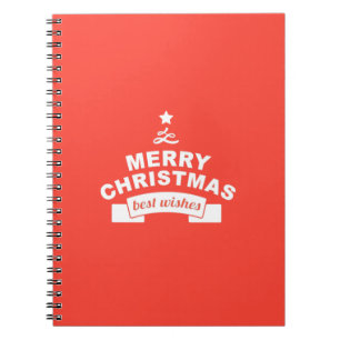 Latest Christmas Best Wishes Notebook
