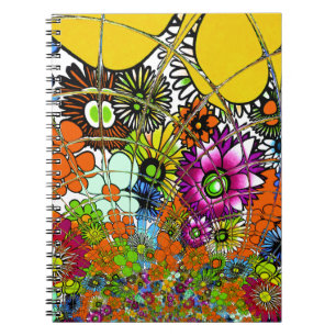 Latest Colourful Amazing Floral Pattern Design Art Notebook