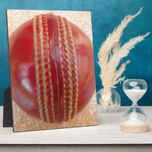 Latest Cricket Red Ball Plaque