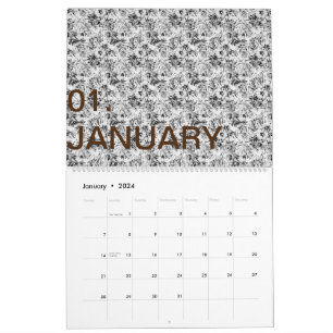 Latest Custom TextLogo Calendar