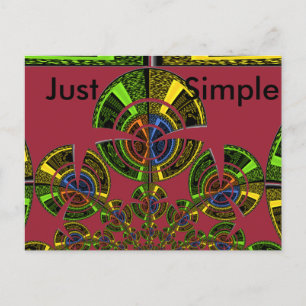 Latest edgy African Maasai Tribal culture pattern  Postcard