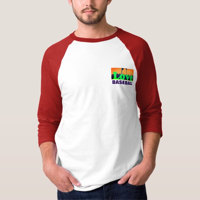 Latest Fun I love Baseball with compassion T-Shirt (Front)