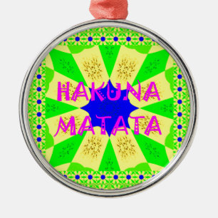 Latest Hakuna Matata Beautiful Amazing Design Colo Metal Tree Decoration