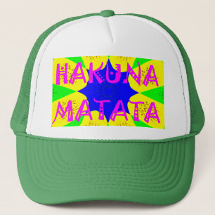 Latest Hakuna Matata Beautiful Amazing Design Colo Trucker Hat