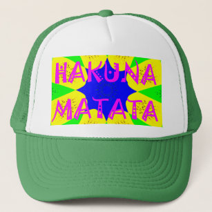 Latest Hakuna Matata Beautiful Amazing Design Colo Trucker Hat