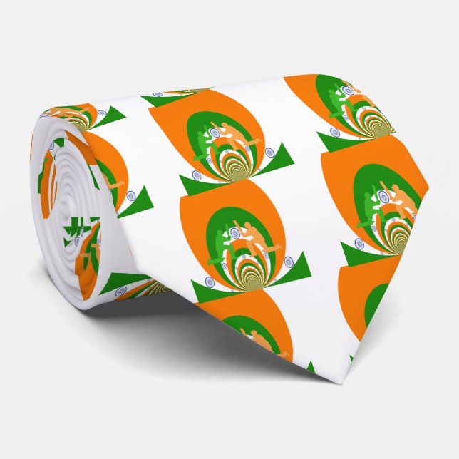 Latest India Cricket Ideas Tie (Rolled)