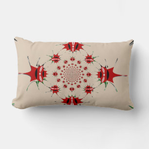 Latest inspired colourful  pattern art design  lumbar cushion