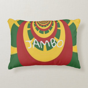 Latest Jamaica Rasta Colours Decorative Cushion