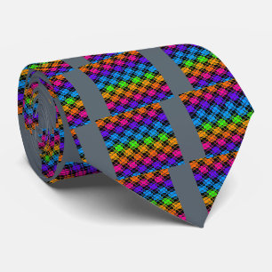 Latest lovely edgy colourful happy reflection tie