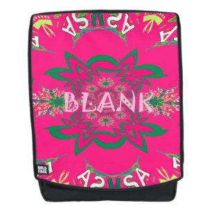 Latest Stylish colourful pattern design art Backpack