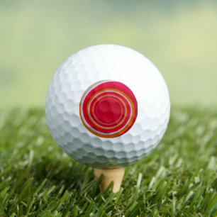Latest Tenné Red and White Golf Balls
