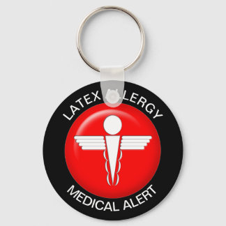 Latex Allerg Key Ring