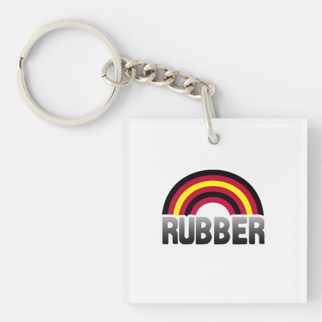 Latex Pride Key Ring (Front)