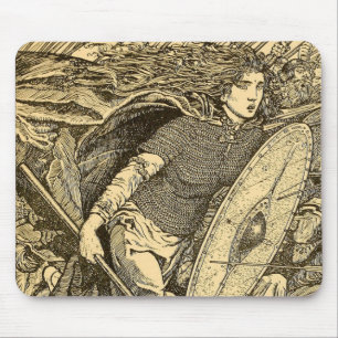 "Lathgertha" by Morris Meredith Williams Mouse Mat