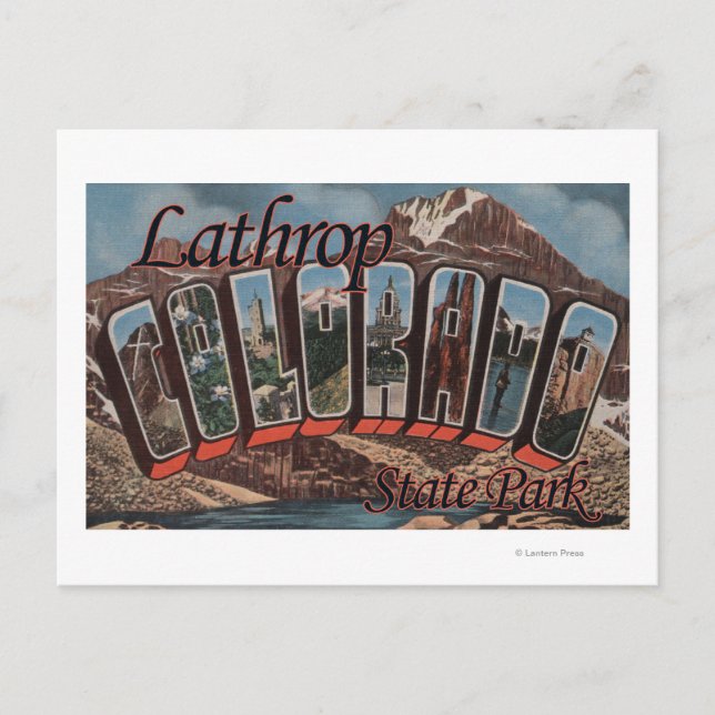 Lathrop State Park, Colorado Postcard (Front)