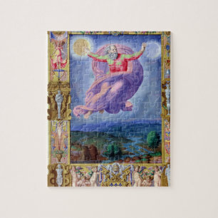 Latin 8880 fol.182v God the Father, from the Psalt Jigsaw Puzzle