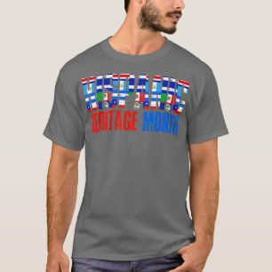 Latin America Countries Flag Hispanic Heritage Mon T-Shirt