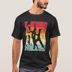 Latin American Dancing Vintage Dancers Dance Coupl T-Shirt