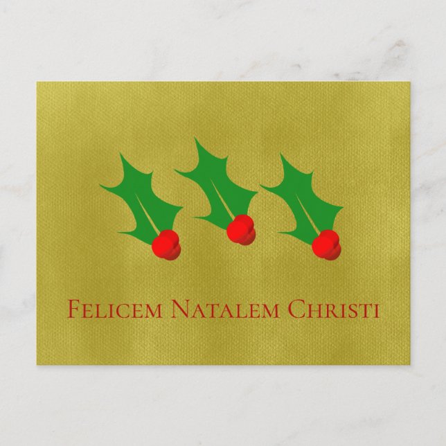 Latin Christmas Postcard (Front)