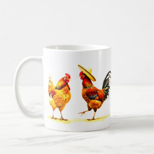 LATIN DANCING CHICKENS MUG