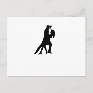 Latin Dancing Postcard