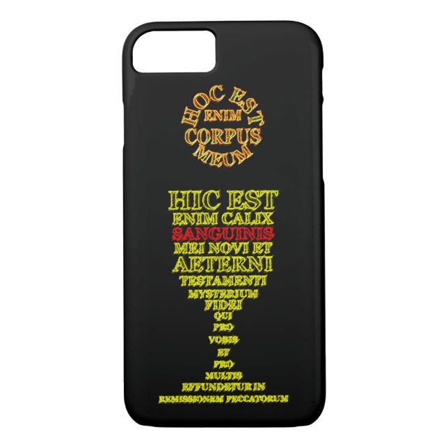 Latin Eucharist Case-Mate iPhone Case (Back)