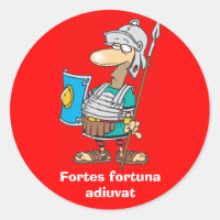 Latin: Fortes fortuna adiuvat