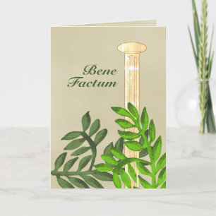 Latin Graduation  Card