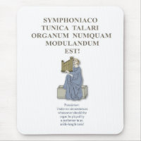 Latin mousepad for organists