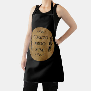 Latin Phrase - Cogito ergo sum Apron