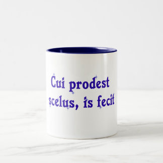 Latin Phrase on Lawyer Mug
