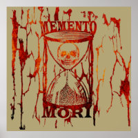 Latin Phrase - Seize The Day - Memento Mori Skull