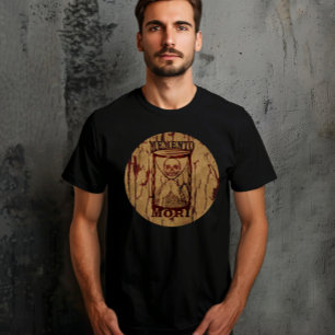 Latin Phrase - Seize The Day - Memento Mori Skull T-Shirt