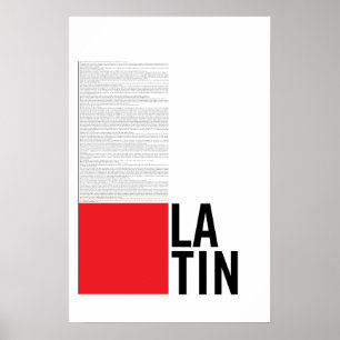 Latin Poster