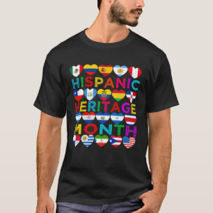 Latin Power Hispanic Heritage Month Latin American T-Shirt