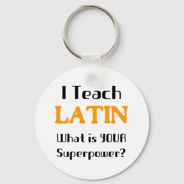 latin teach key ring (Front)