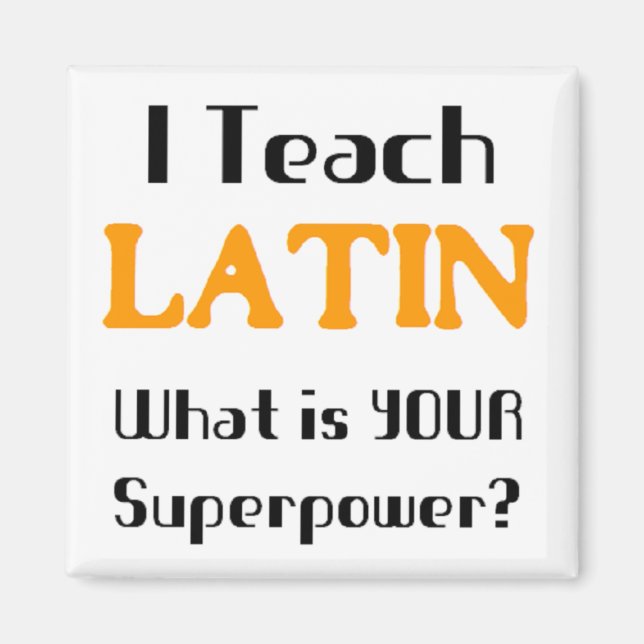 latin teach magnet (Front)