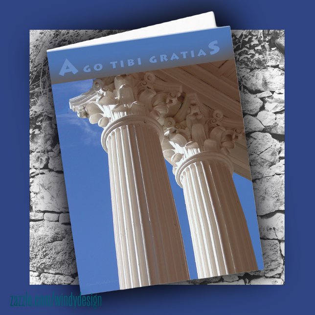 Latin Thank You Card (Creator Uploaded)