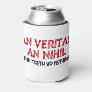Latin Truth Quote Can Cooler