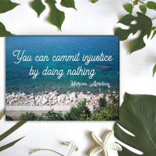 Latin wisdom saying justice poster