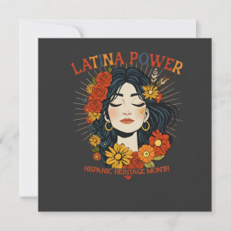 Latina Power – Hispanic Heritage Design Invitation